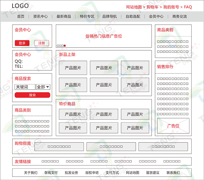 網(wǎng)站結(jié)構(gòu)（僅供參考）